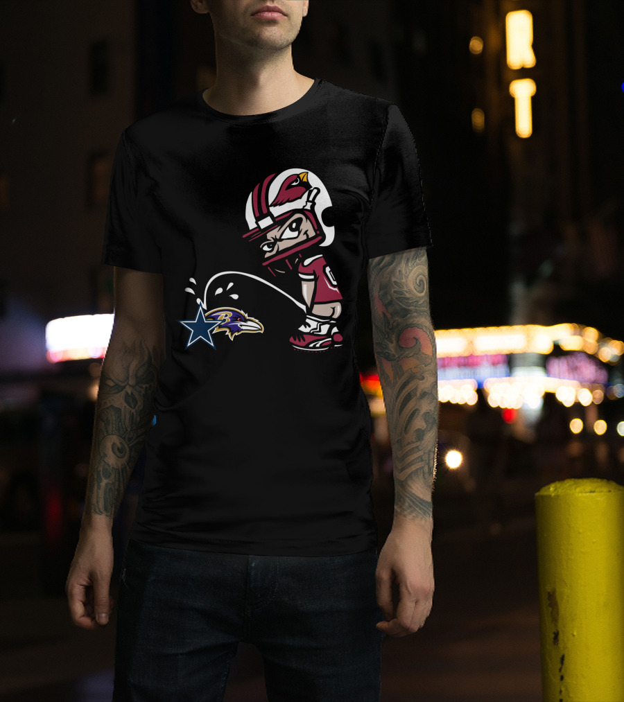 Arizona Cardinals Dallas Cowboys Baltimore Ravens T-Shirt