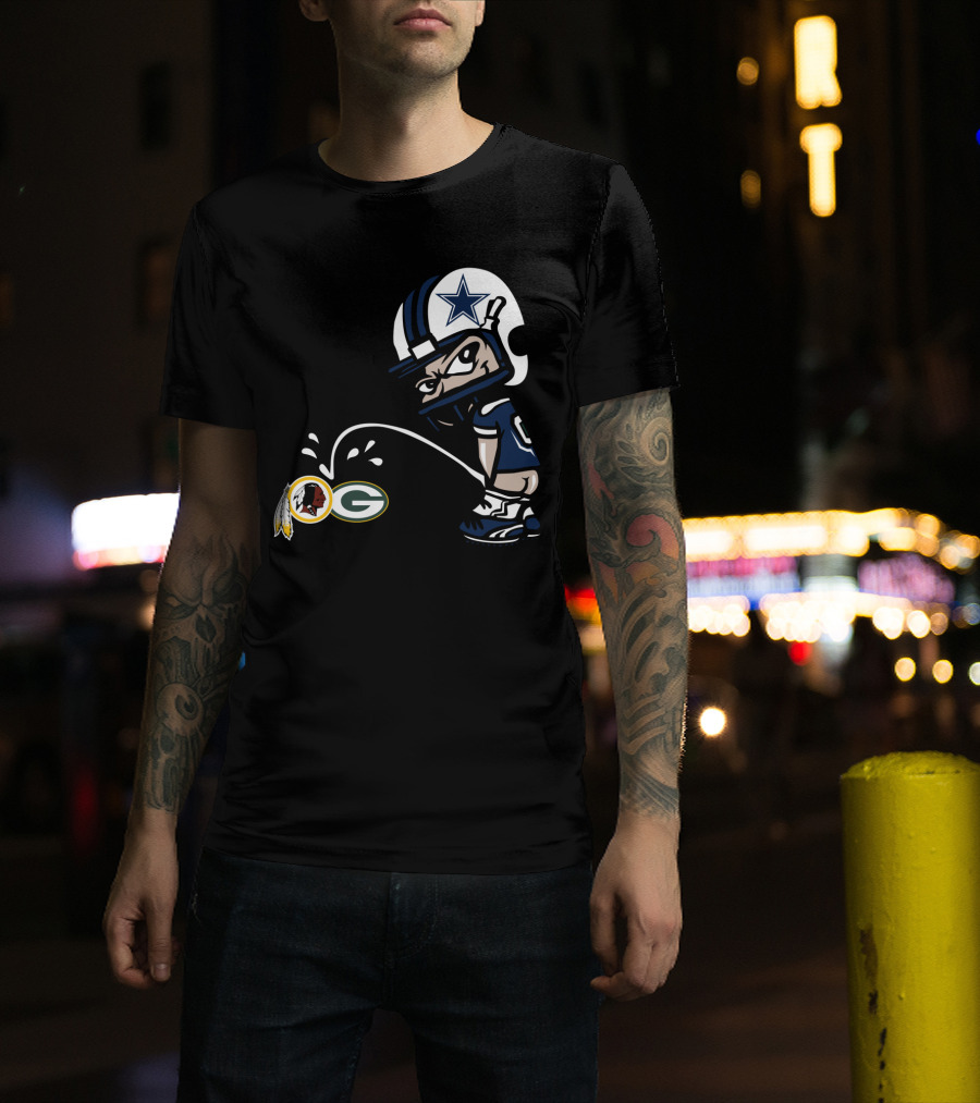 Cowboys Nation Rivalry Symbols Football Humor T-Shirt