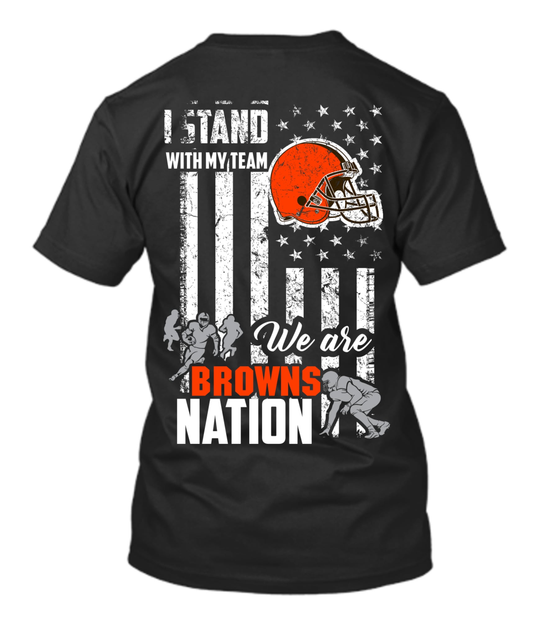 I Stand With My Team We Are Browns Nation T-Shirt