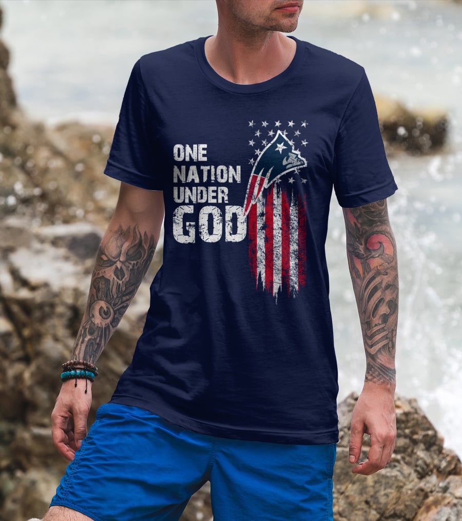 One Nation Under God New England Patriots T-Shirt