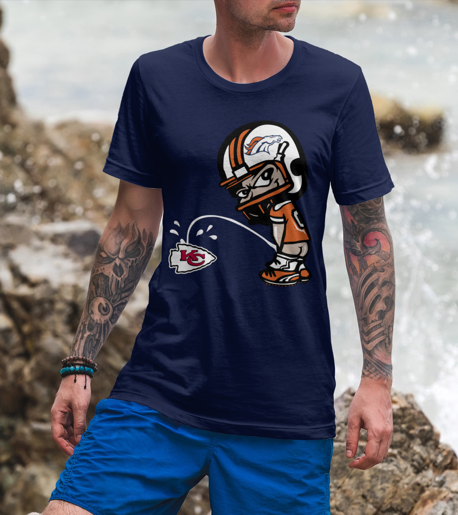 Denver Broncos Kc Rivalry Football Humor T-Shirt