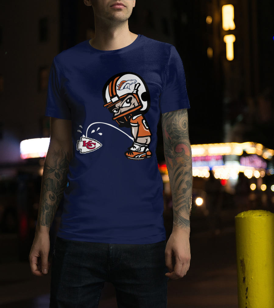 Denver Broncos Kc Rivalry Football Humor T-Shirt