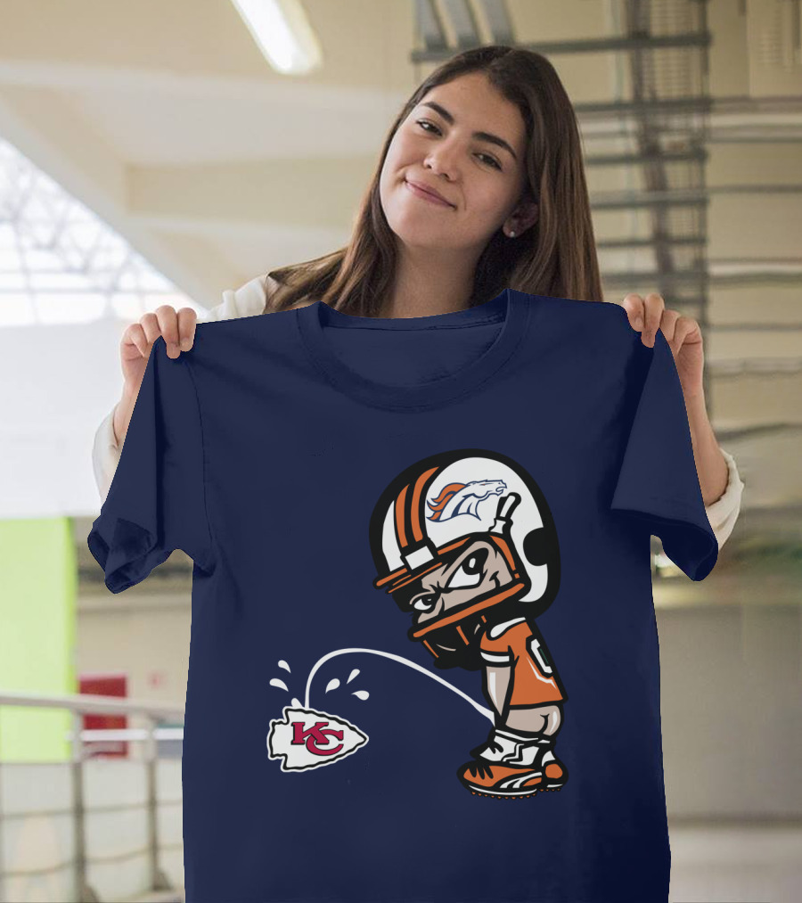 Denver Broncos Kc Rivalry Football Humor T-Shirt