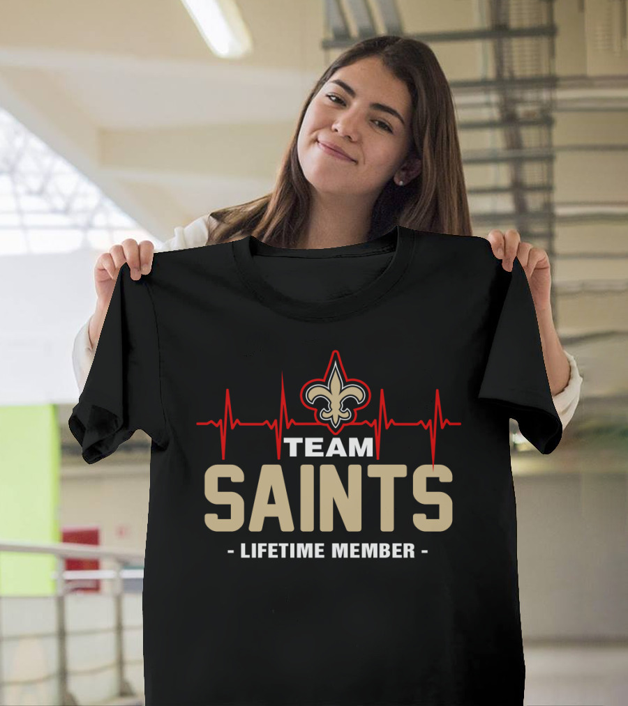 Team Saints Lifetime Member T-Shirt