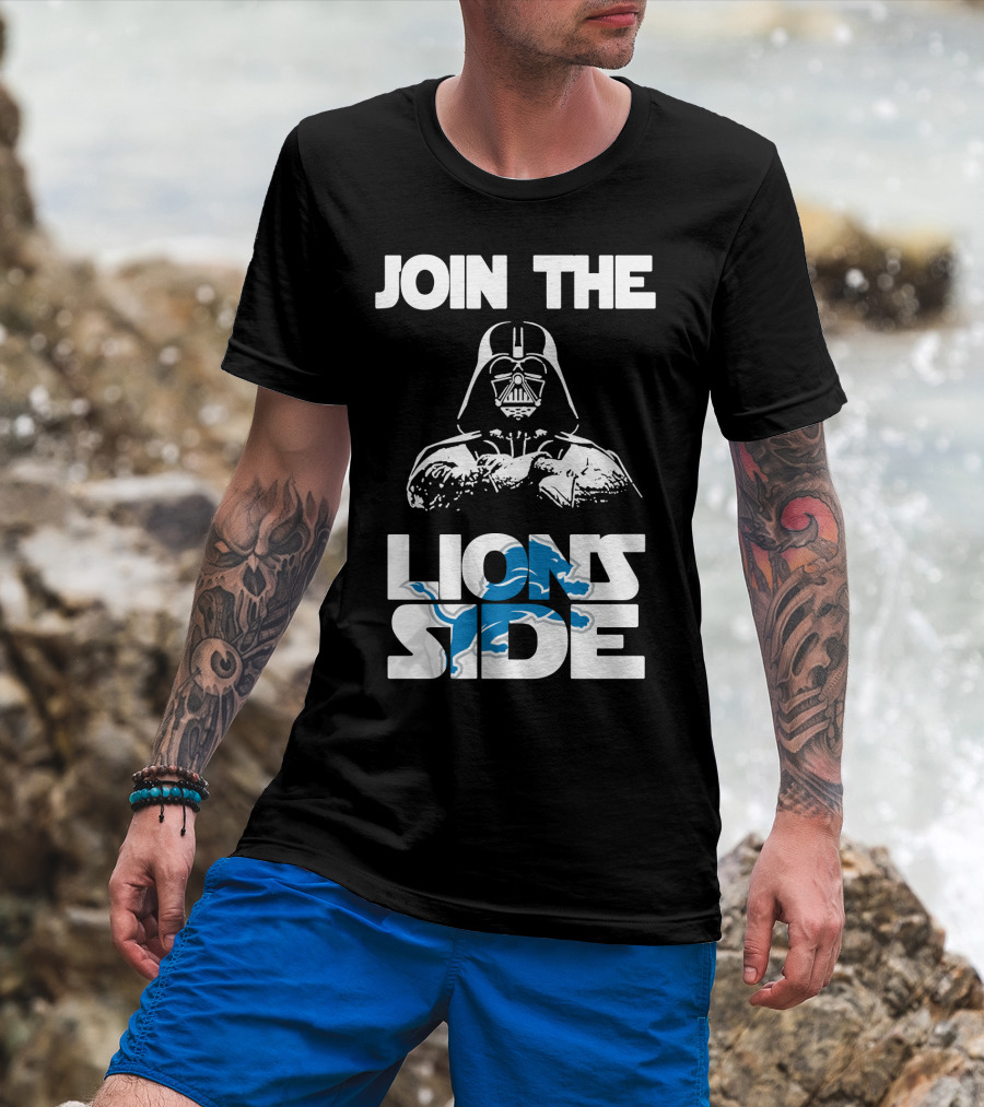 Join The Lions Side Detroit Lions T-Shirt