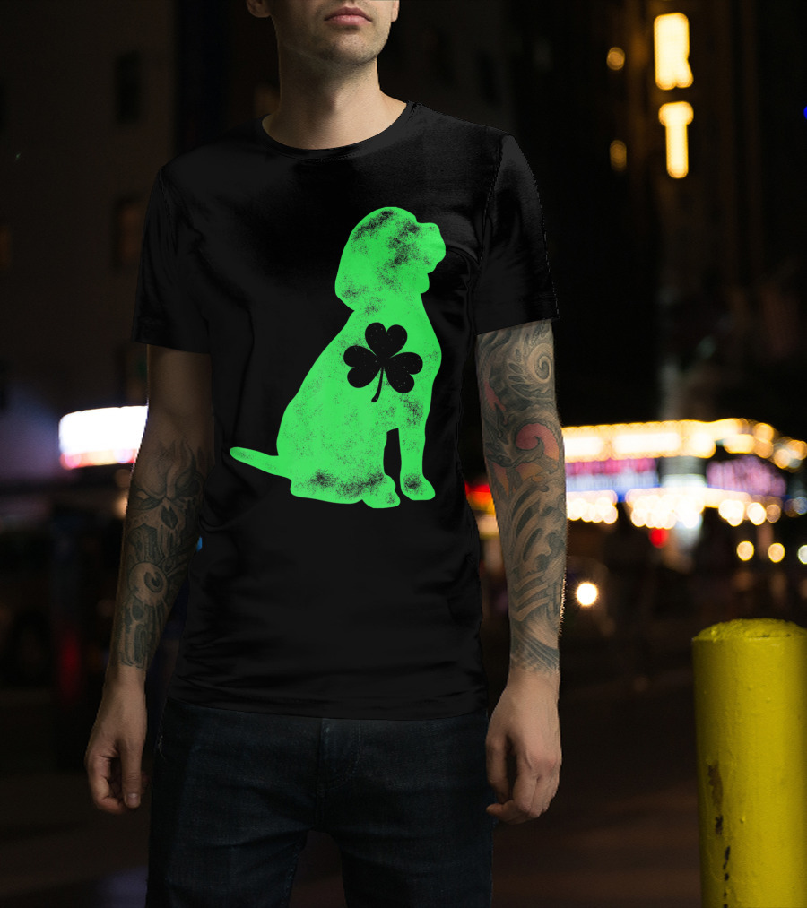 Beagle St Patricks Day Shamrock T-Shirt
