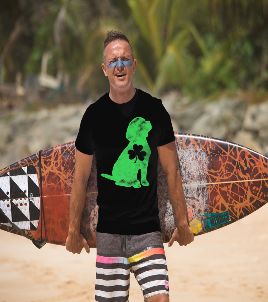 Beagle St Patricks Day Shamrock T-Shirt