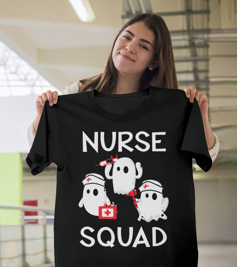 Nurse Squad Boo Boo Ghost Trio T-Shirt
