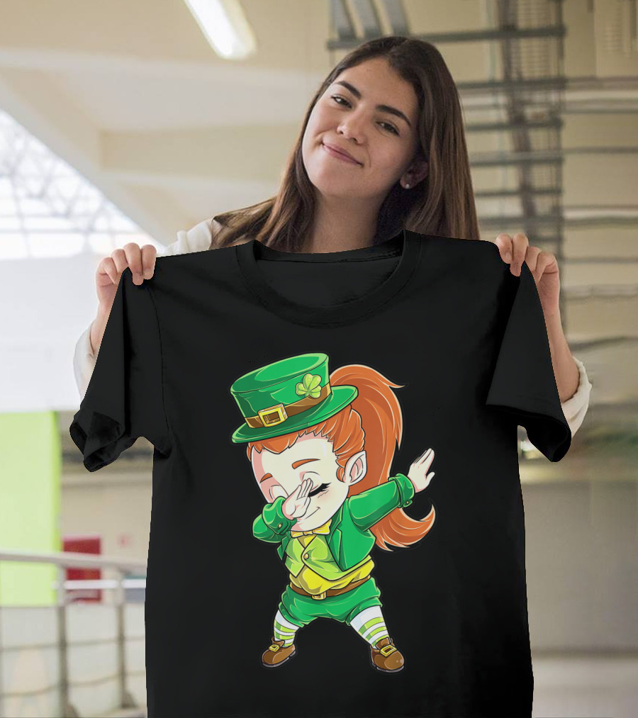 Dabbing Leprechaun St. Patrick's Day Animation T-Shirt
