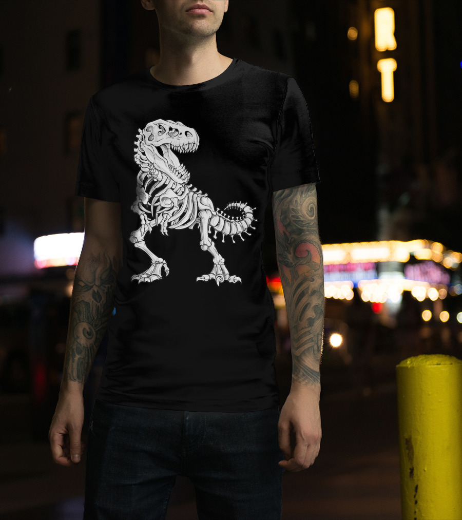 Dinosaur Skeleton T-Rex Fossil T-Shirt