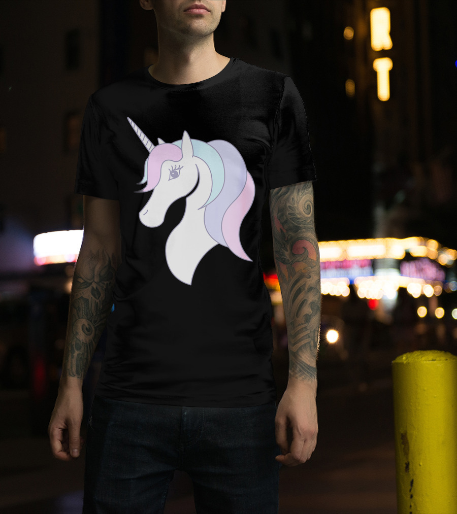 Fabulous Unicorn Pastel Colors For Women Girls T-Shirt