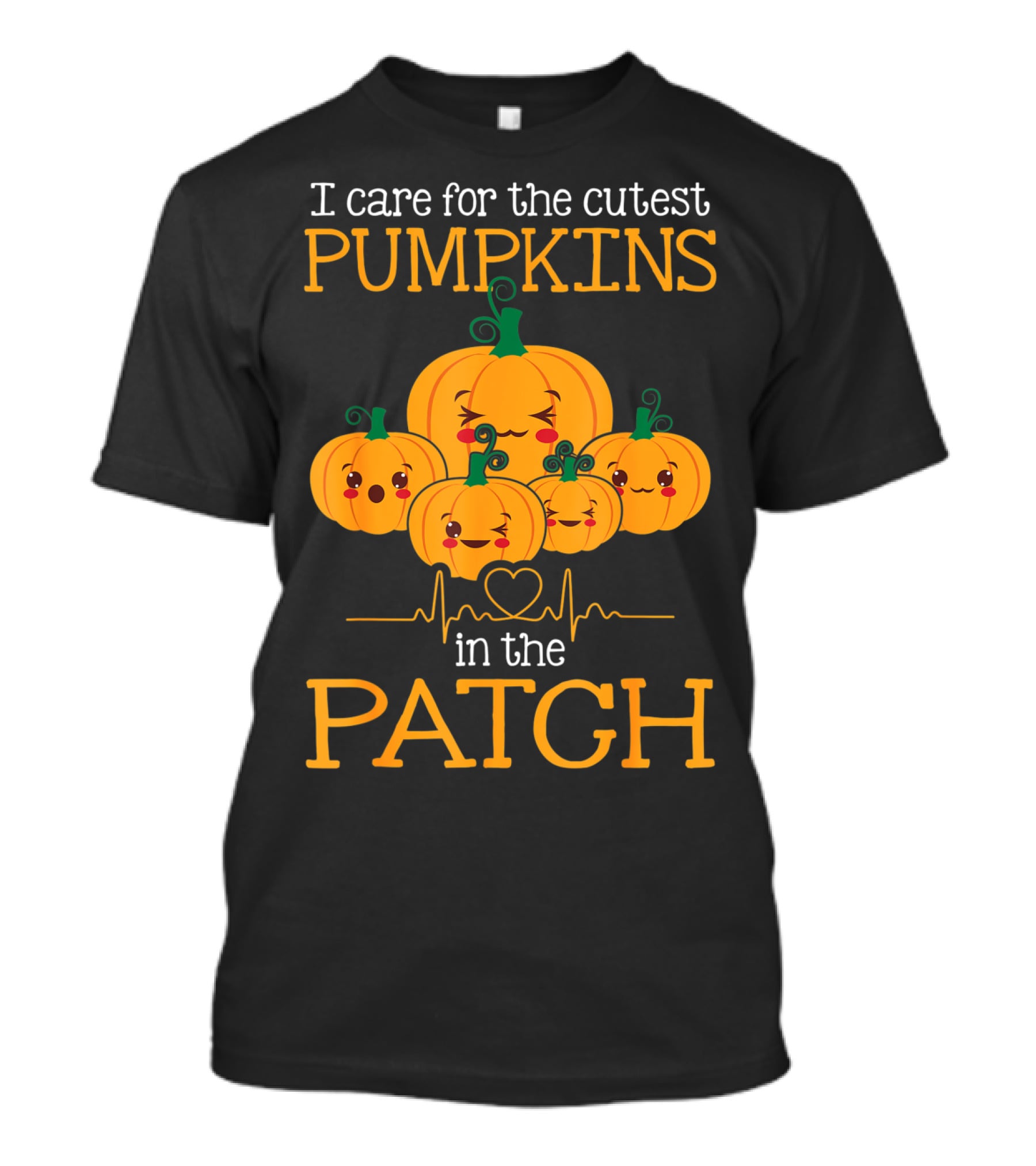 I Care For The Cutest Pumpkins In The Patch Nurse Halloween T-Shirt