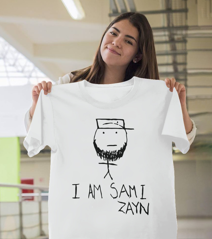 I Am Sami Zayn Stick Figure Drawing T-Shirt