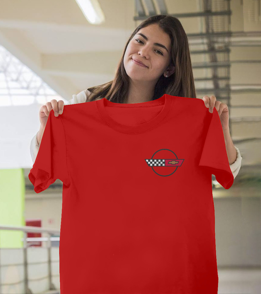 Chevrolet Corvette C4 Racing Emblem T-Shirt