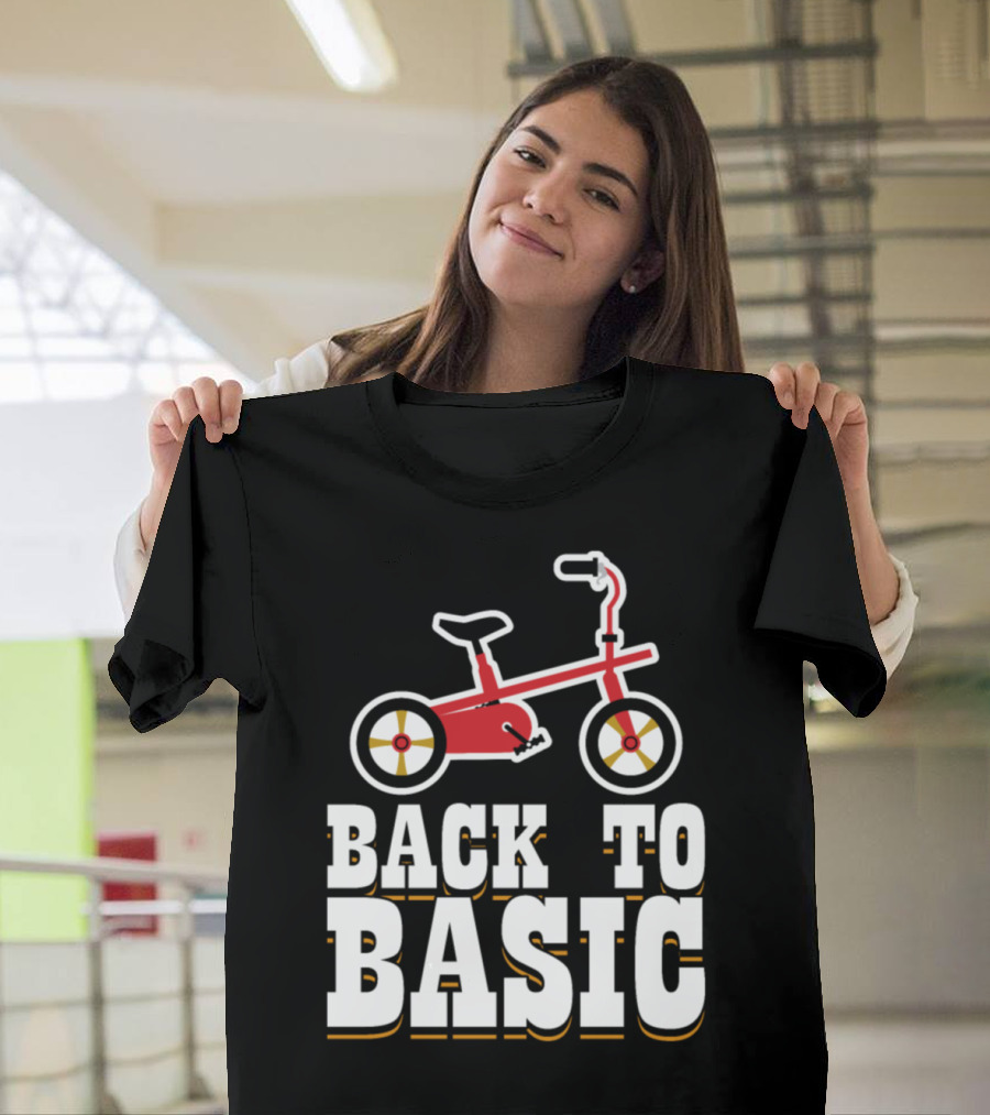 Back to Basic Red Tricycle T-Shirt