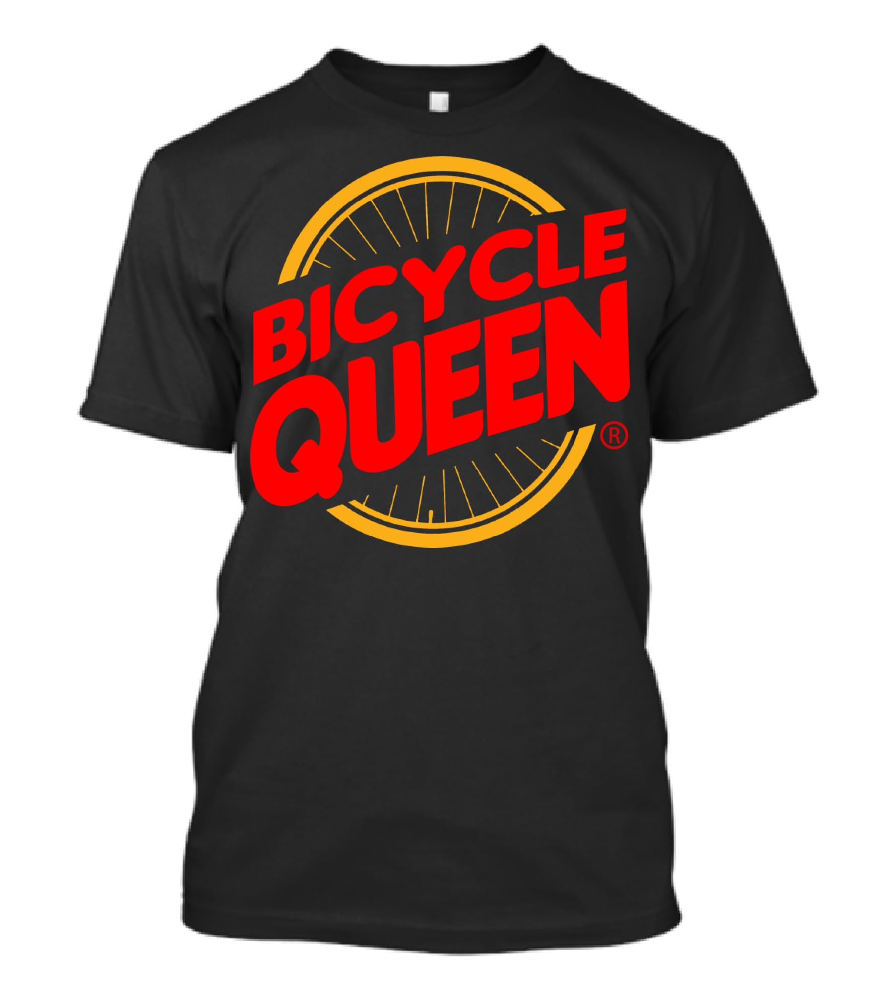 Bicycle Queen Bicycle Wheel T-Shirt