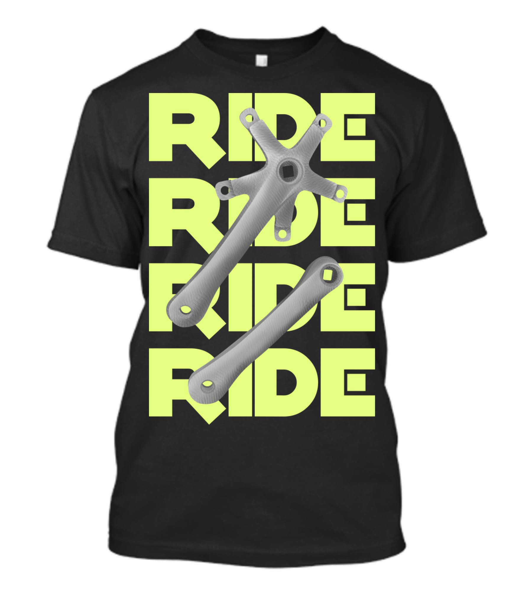 RIDE RIDE RIDE Bike Crankset T-Shirt