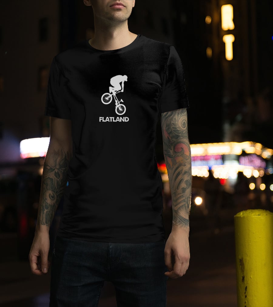 Flatland BMX Tricks Bicycle Sport T-Shirt
