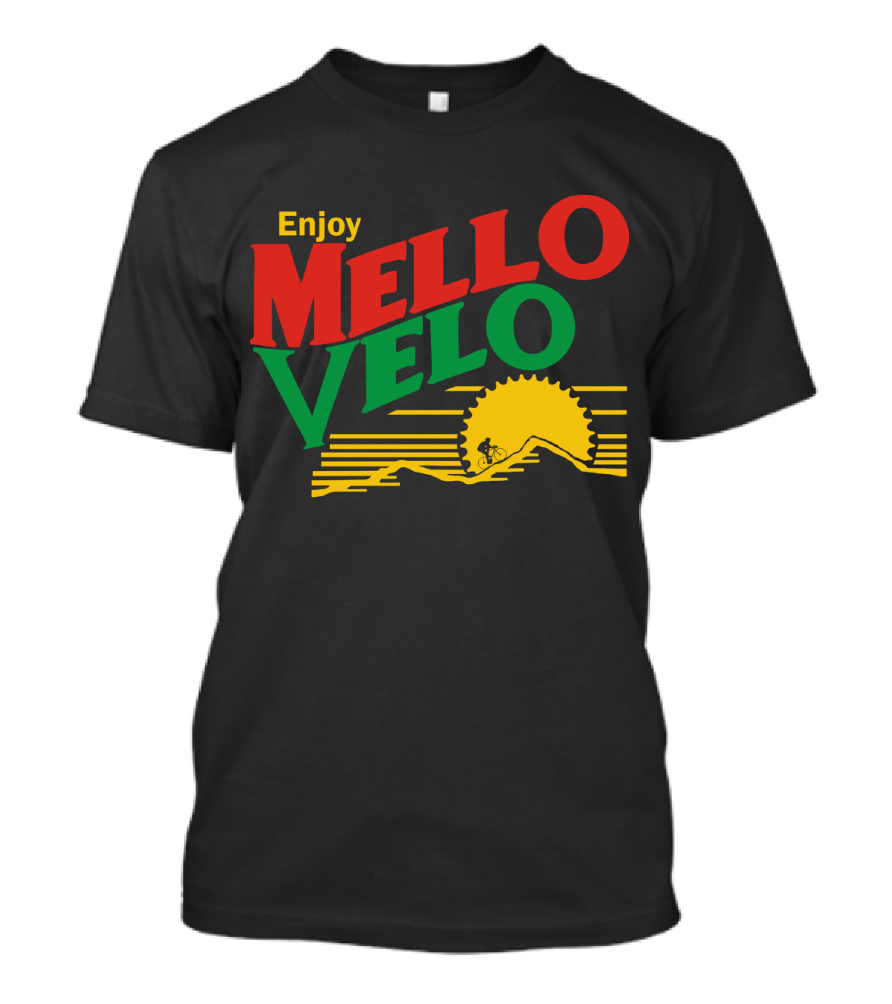 Enjoy Mello Velo Bicycle Adventure T-Shirt