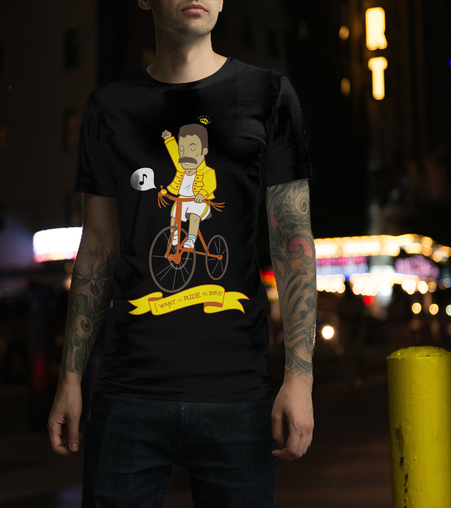 Freddie I Want To Ride My Bike T-Shirt