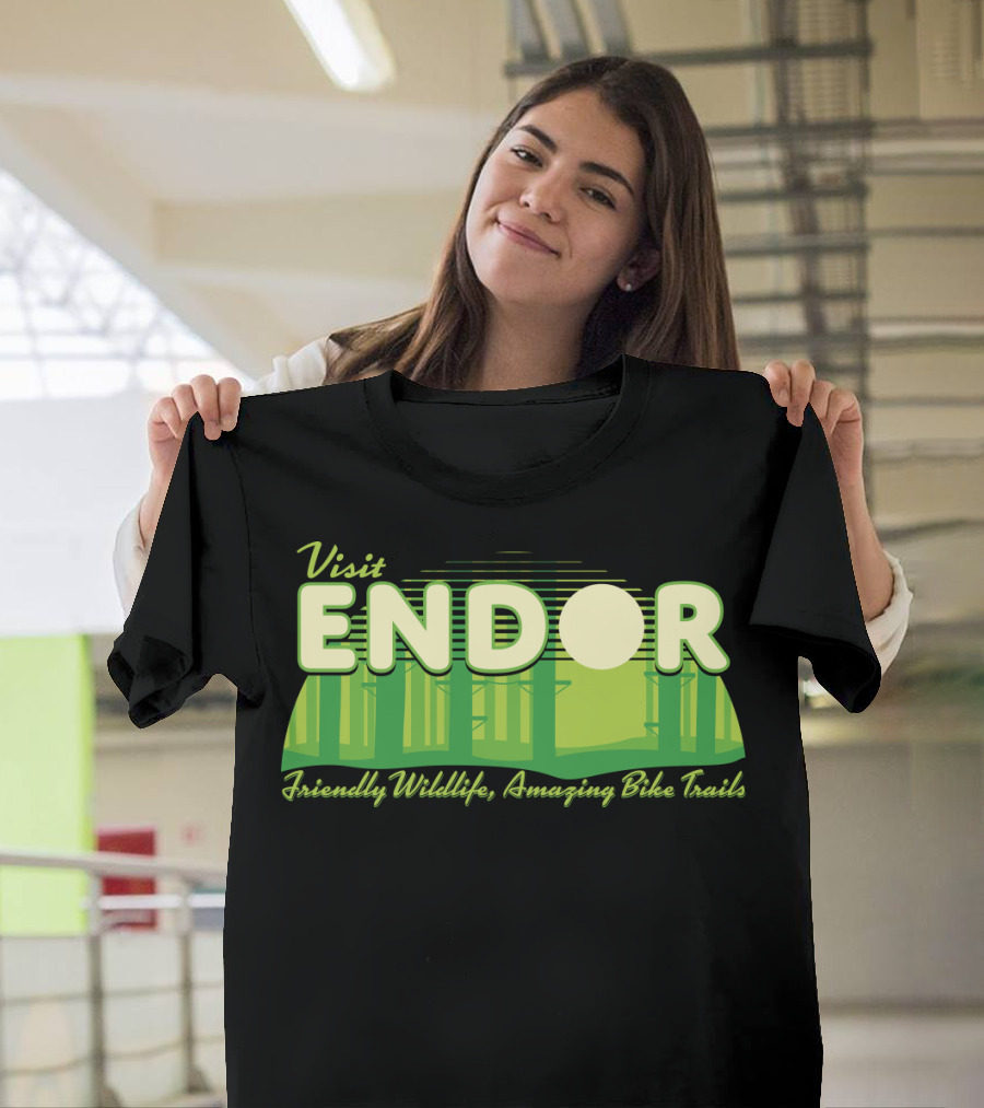 Visit Endor Friendly Wildlife Amazing Bike Trails T-Shirt