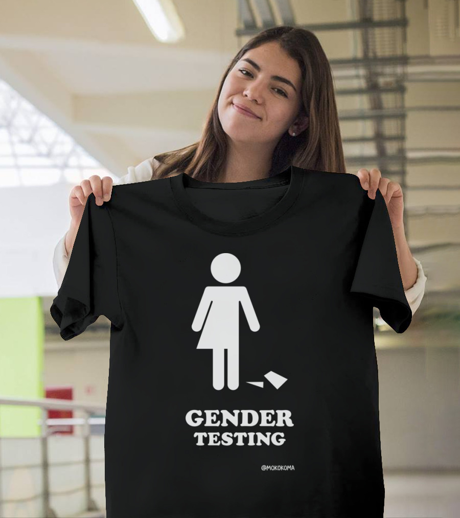 Gender Testing White Mokokoma T-Shirt
