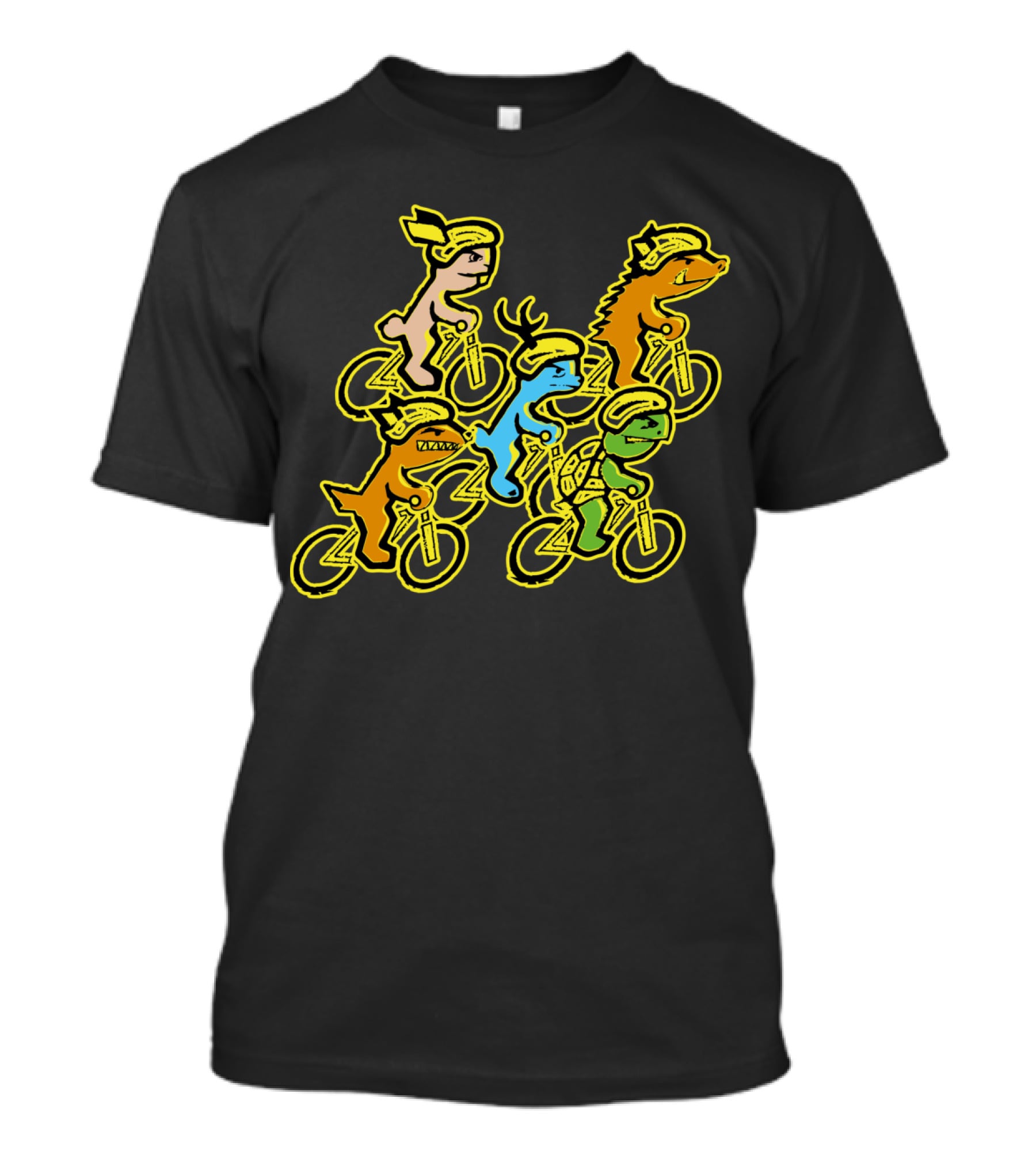 Cycling Animals Team Adventure T-Shirt