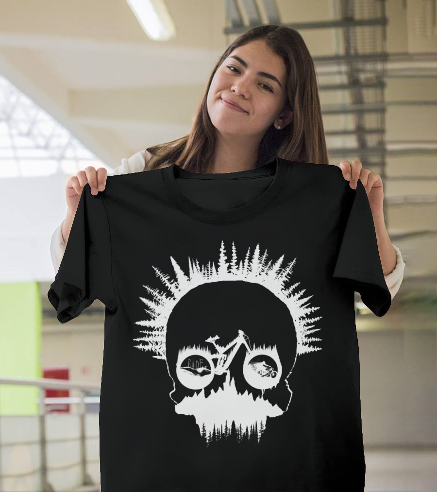 MTB Skull Ride Forest Bicycle Adventure T-Shirt