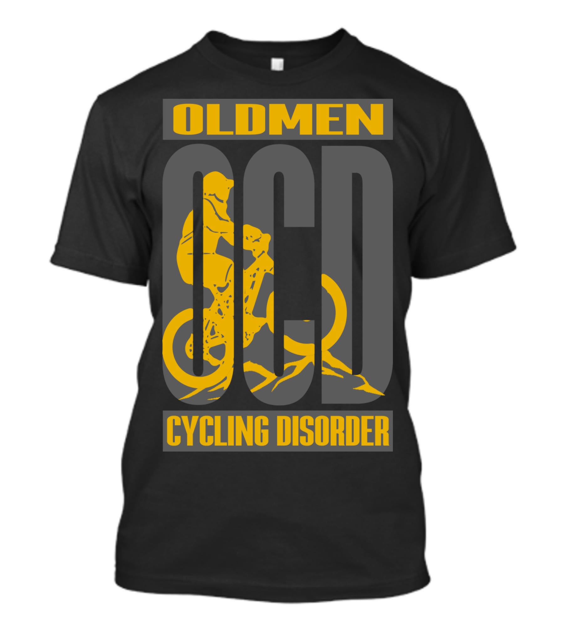 Oldmen Ocd Cycling Disorder Biker T-Shirt