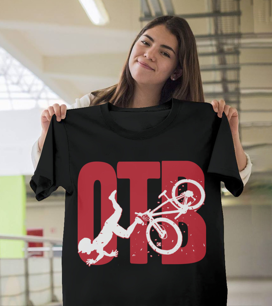 OTB Over The Bar Cyclist Flip Stunt T-Shirt