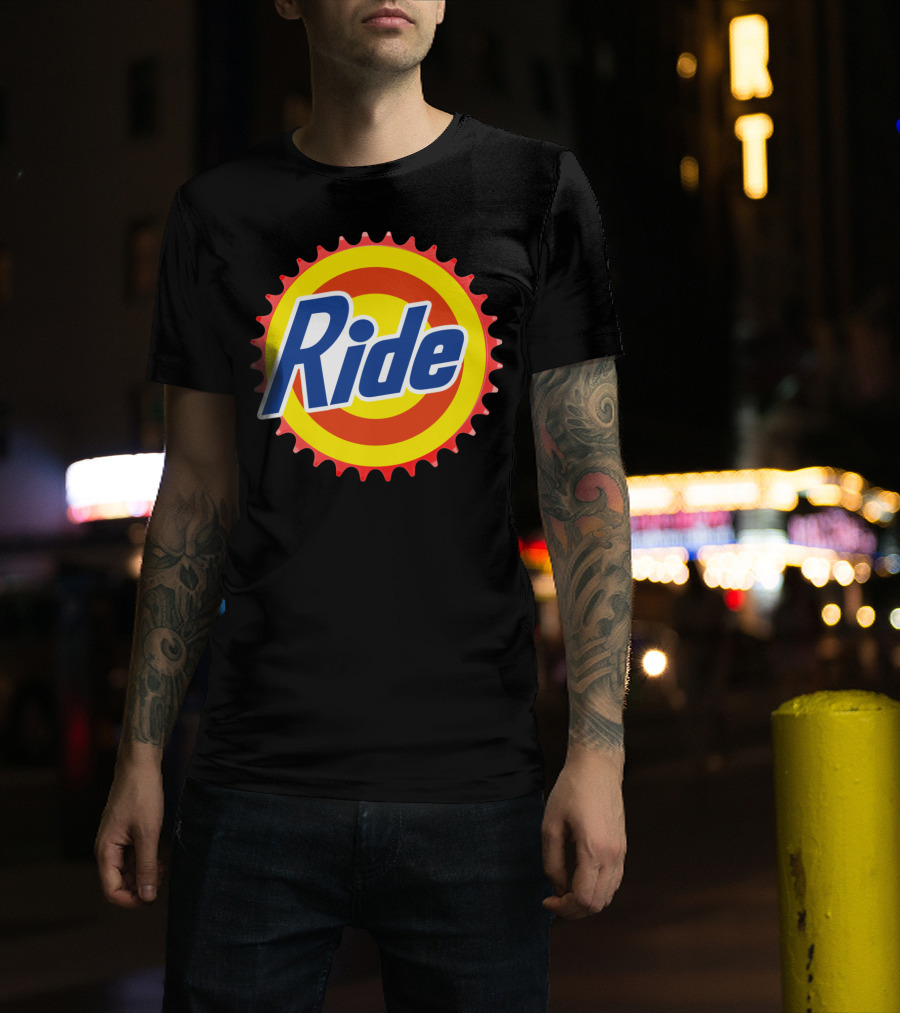 Ride Clean Cycling Gear Bottle Cap T-Shirt