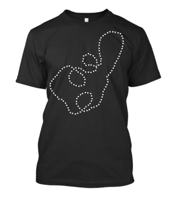 Twisted Bike Chain Middle Finger T-Shirt
