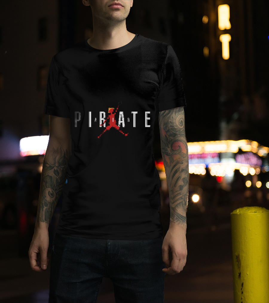 Air Pirate Luffy Jumpman Crossover T-Shirt