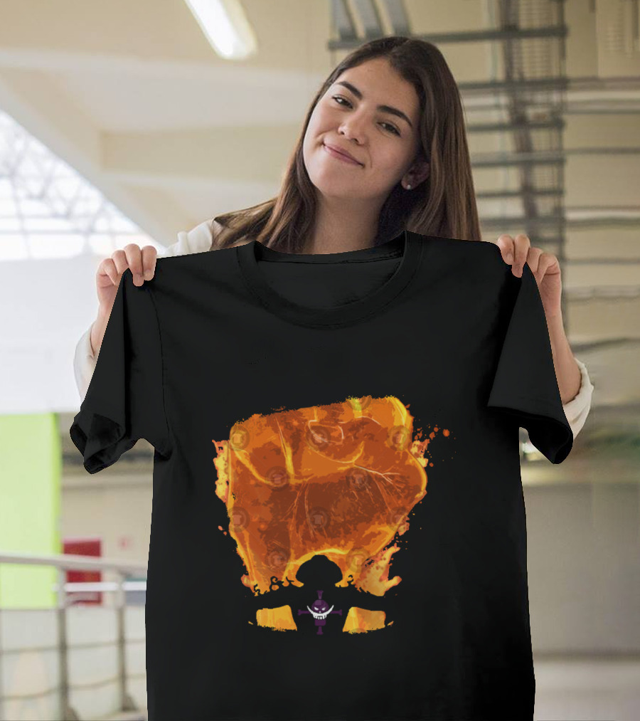 Fire Fist Ace Flaming Punch T-Shirt