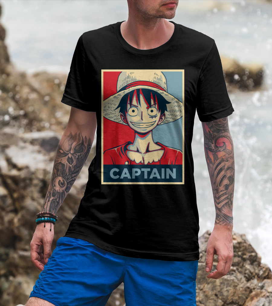 Luffy Captain Straw Hat T-Shirt