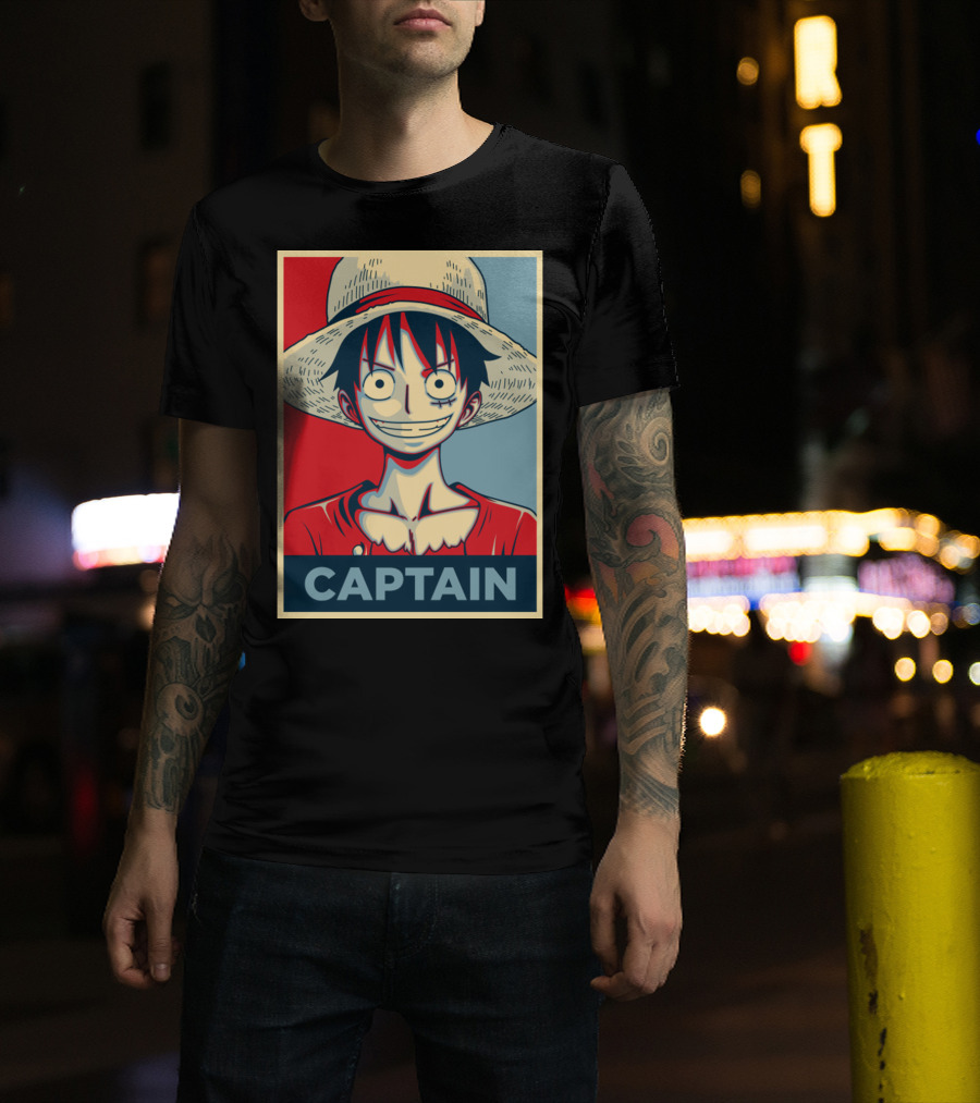 Luffy Captain Straw Hat T-Shirt