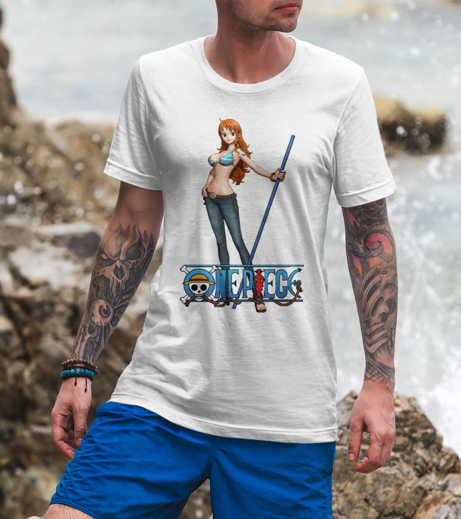 One Piece Nami Iconic Character Artwork T-Shirt