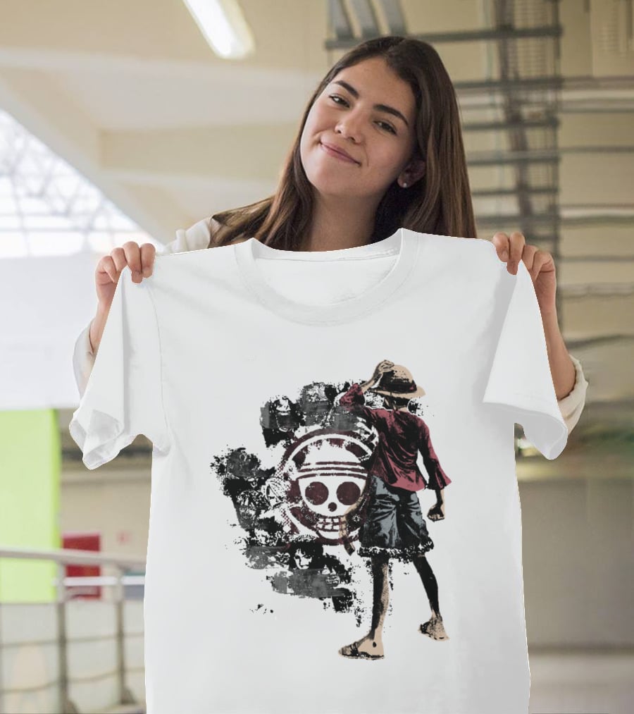 One Piece Straw Hat Pirate Skull Luffy T-Shirt