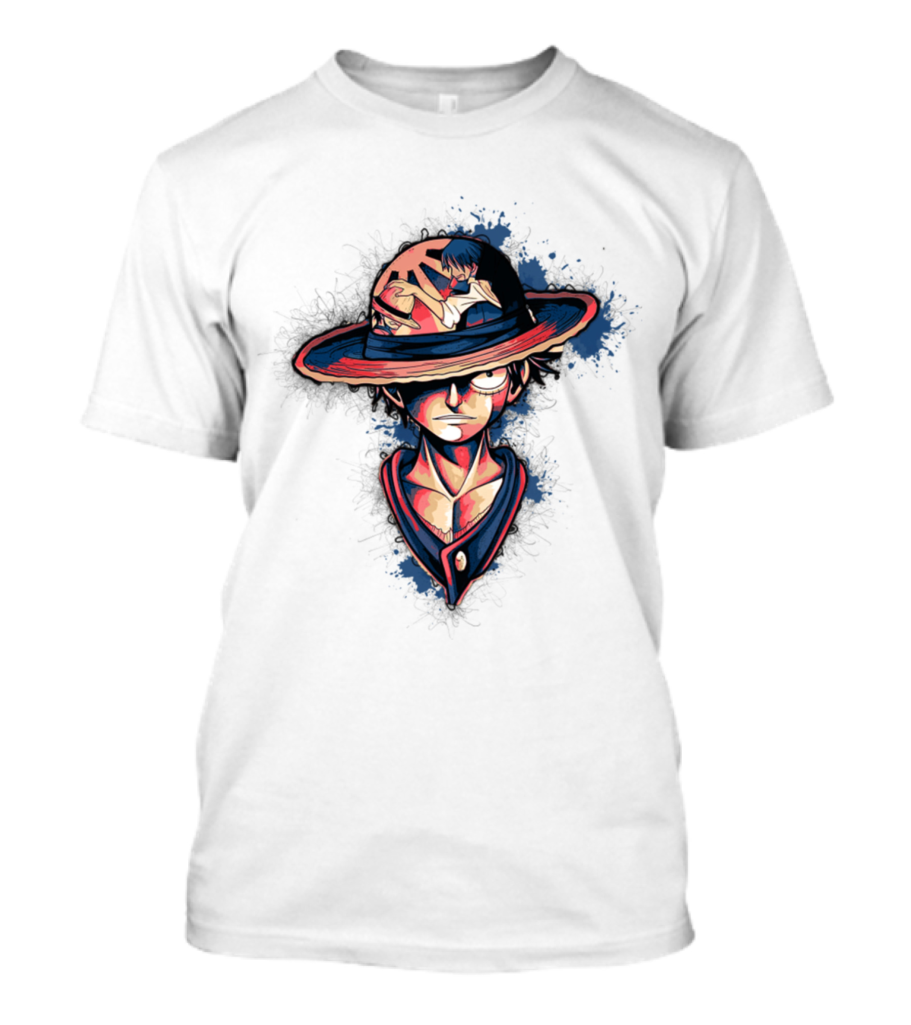 ONE PIECE Luffy The Captain FanArt Iconic Hat T-Shirt
