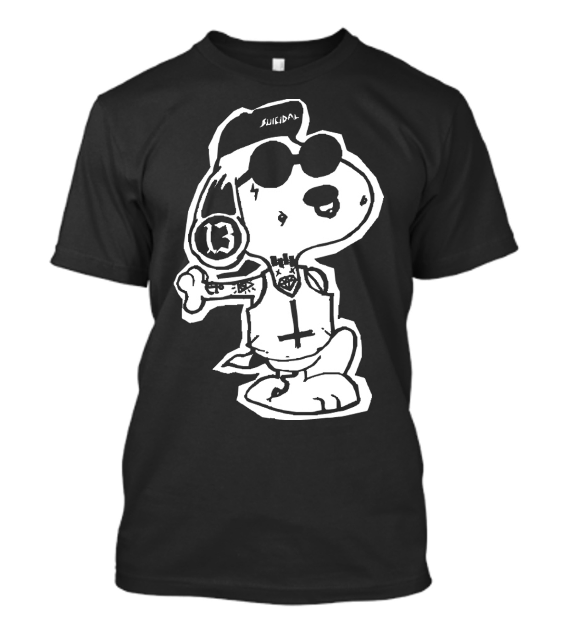 Suicidal Joe Punk Snoopy T-Shirt