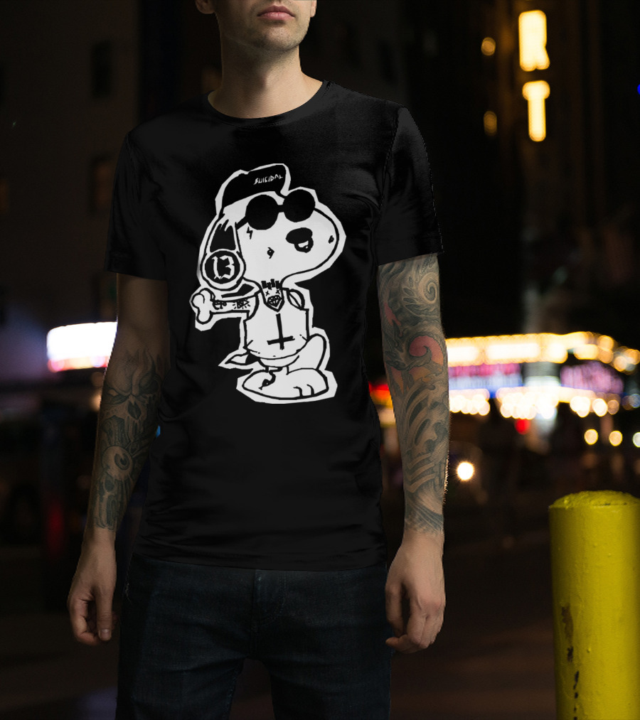 Suicidal Joe Punk Snoopy T-Shirt