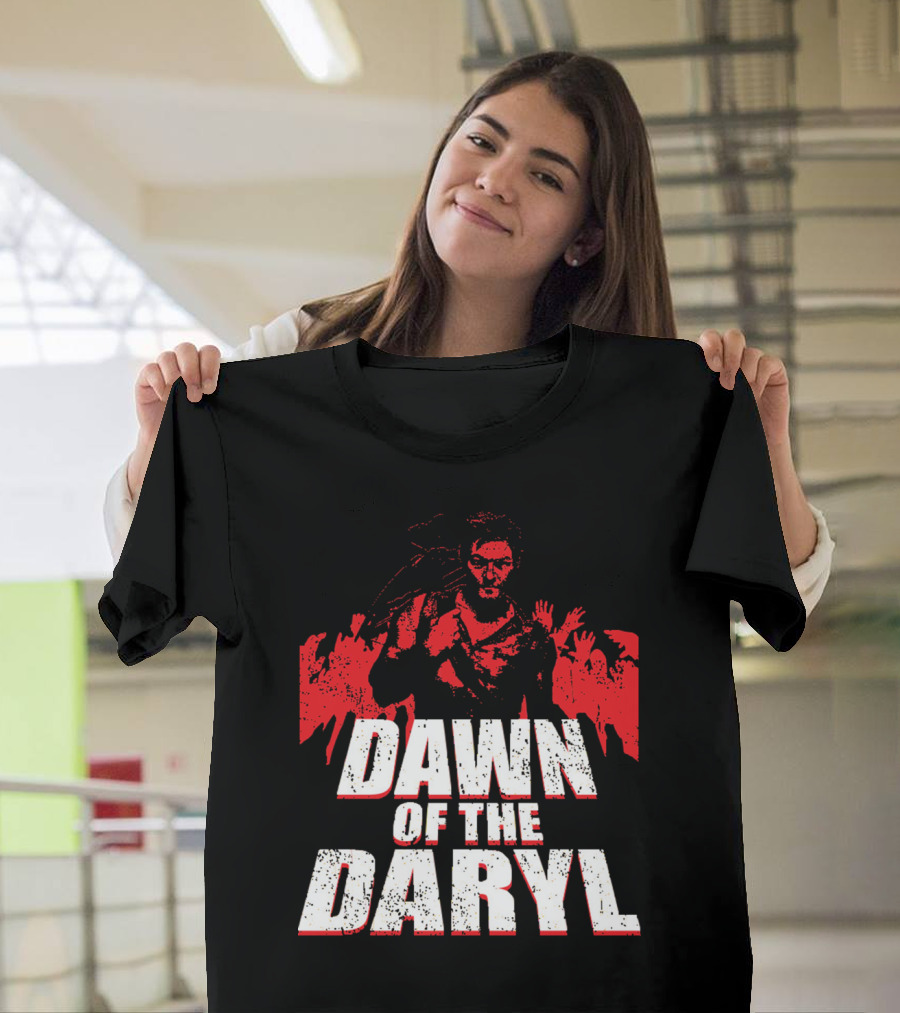 DAWN OF THE DARYL Zombie Apocalypse Survival Hero T-Shirt