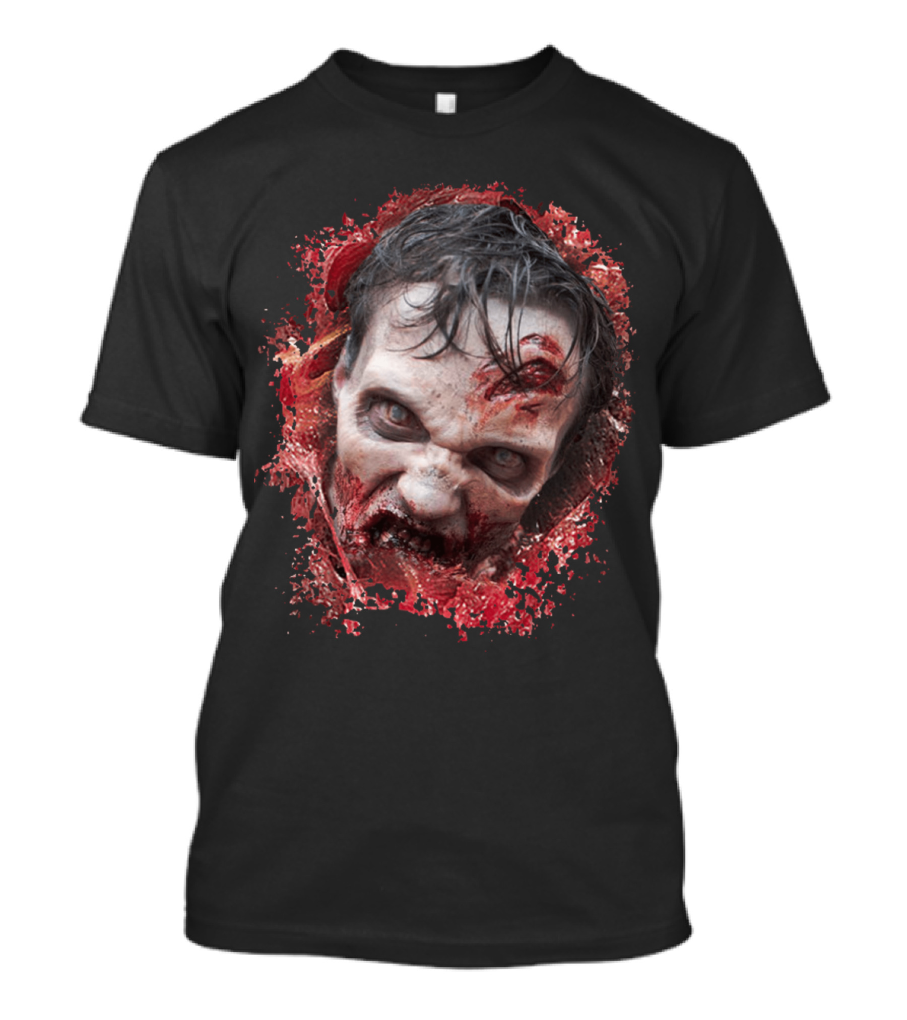 Eat It Zombie Face Splatter Horror T-Shirt