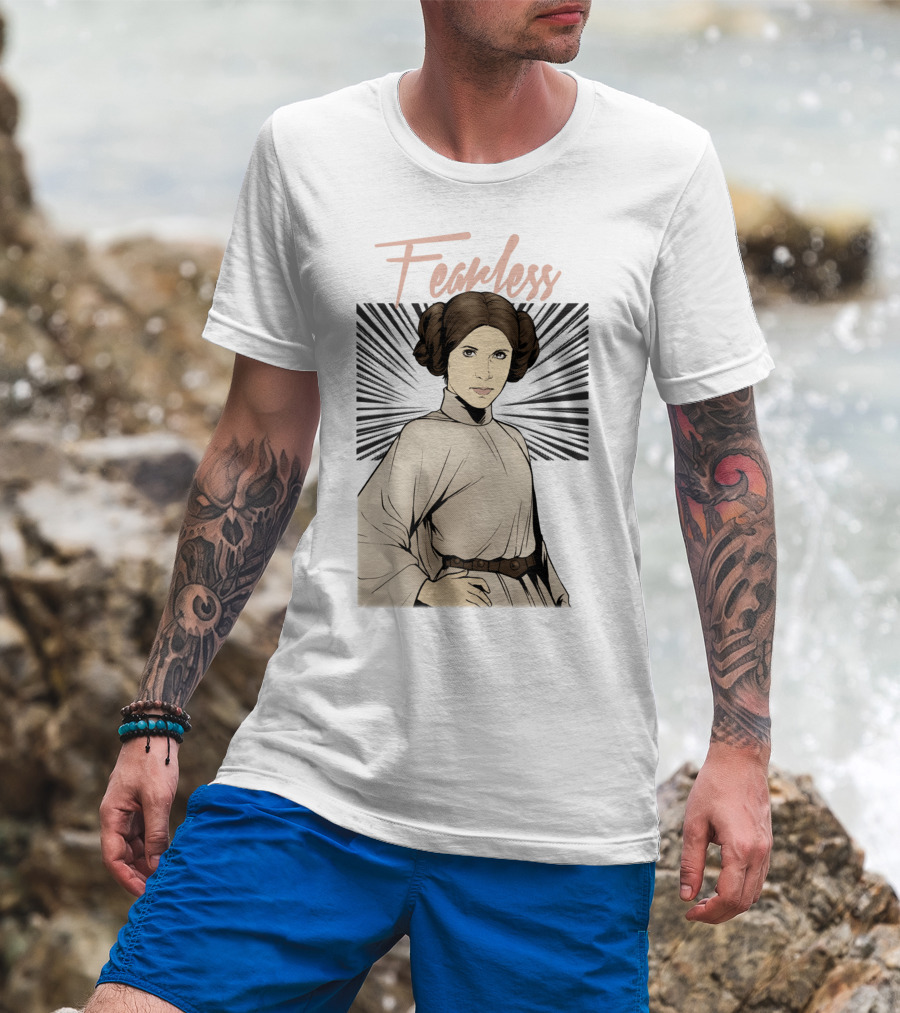 Fearless Princess Leia Iconic Starburst T-Shirt