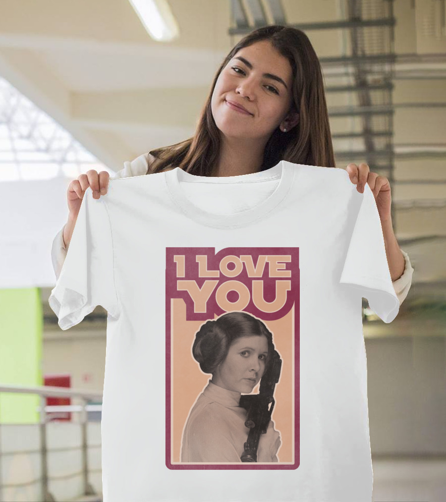 I Love You Leia Vintage T-Shirt