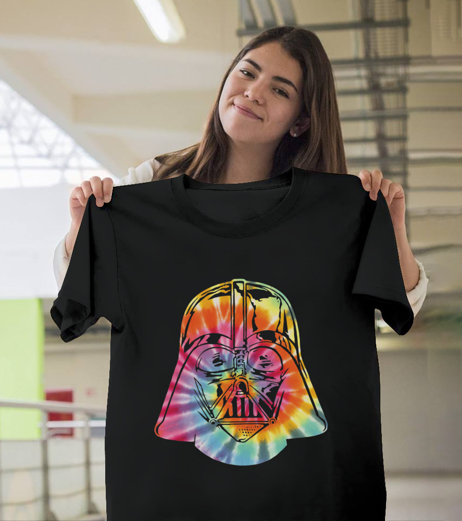 Darth Vader Rainbow Tie Dye Jedi T-Shirt