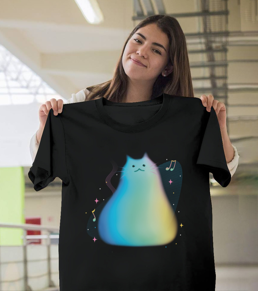 Pixar Soul Cat Musical Purpose With Colorful Notes T-Shirt
