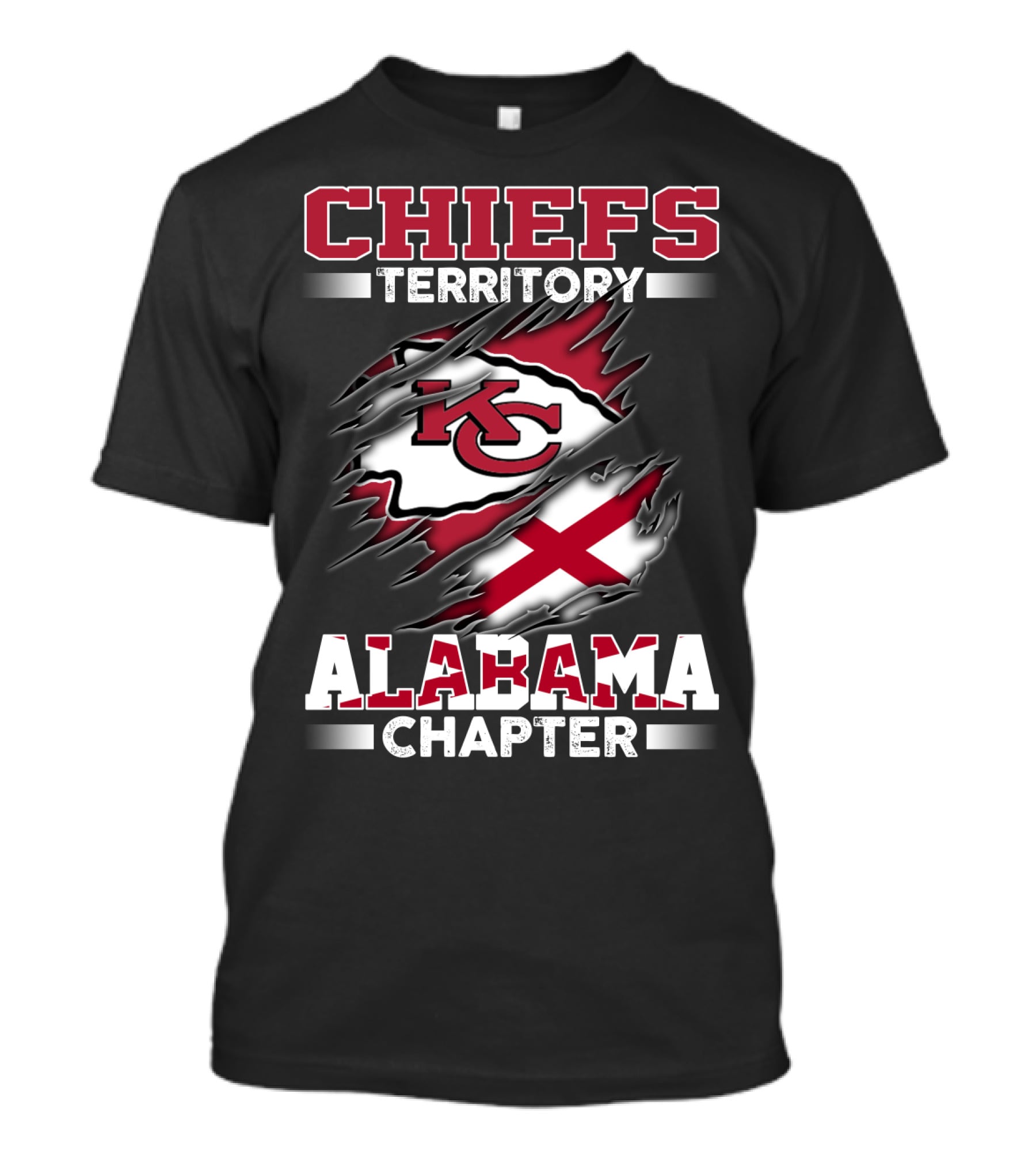 Chiefs Territory Kc Alabama Chapter T-Shirt
