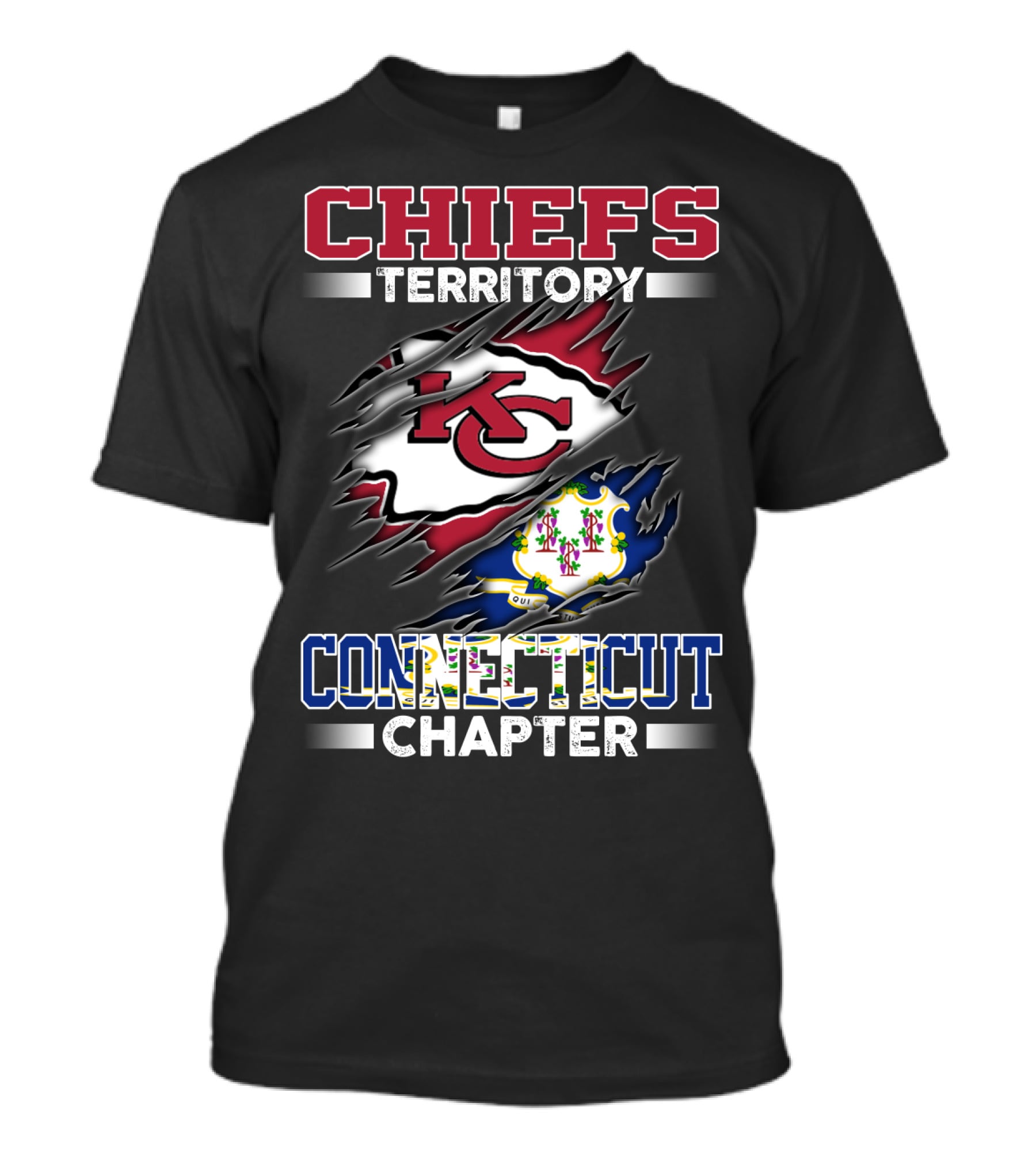 CHIEFS Territory KC Connecticut Chapter T-Shirt