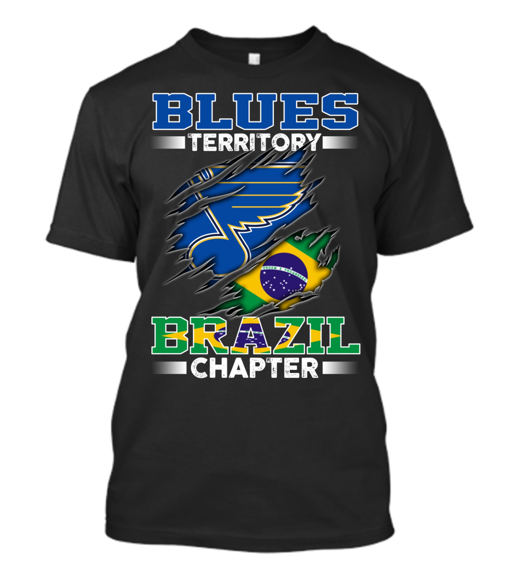 Blues Territory Brazil Chapter T-Shirt